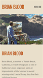 Mobile Screenshot of brianblood.com