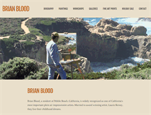 Tablet Screenshot of brianblood.com